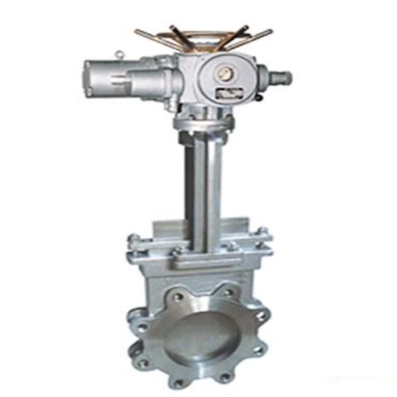Stainless Steel Electric Wafer-Type Knife Gate Valves