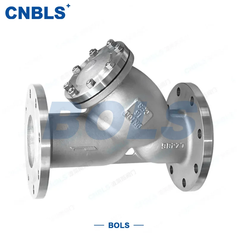 Filtro tipo Y con brida de acero inoxidable